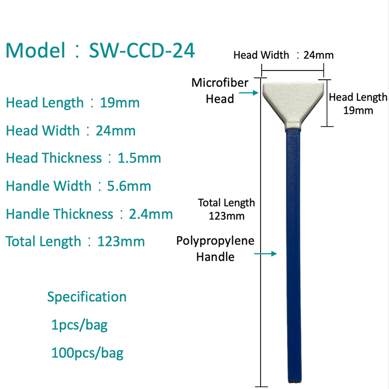 Tampone in microfibra lente a forma a V SW-CD-24